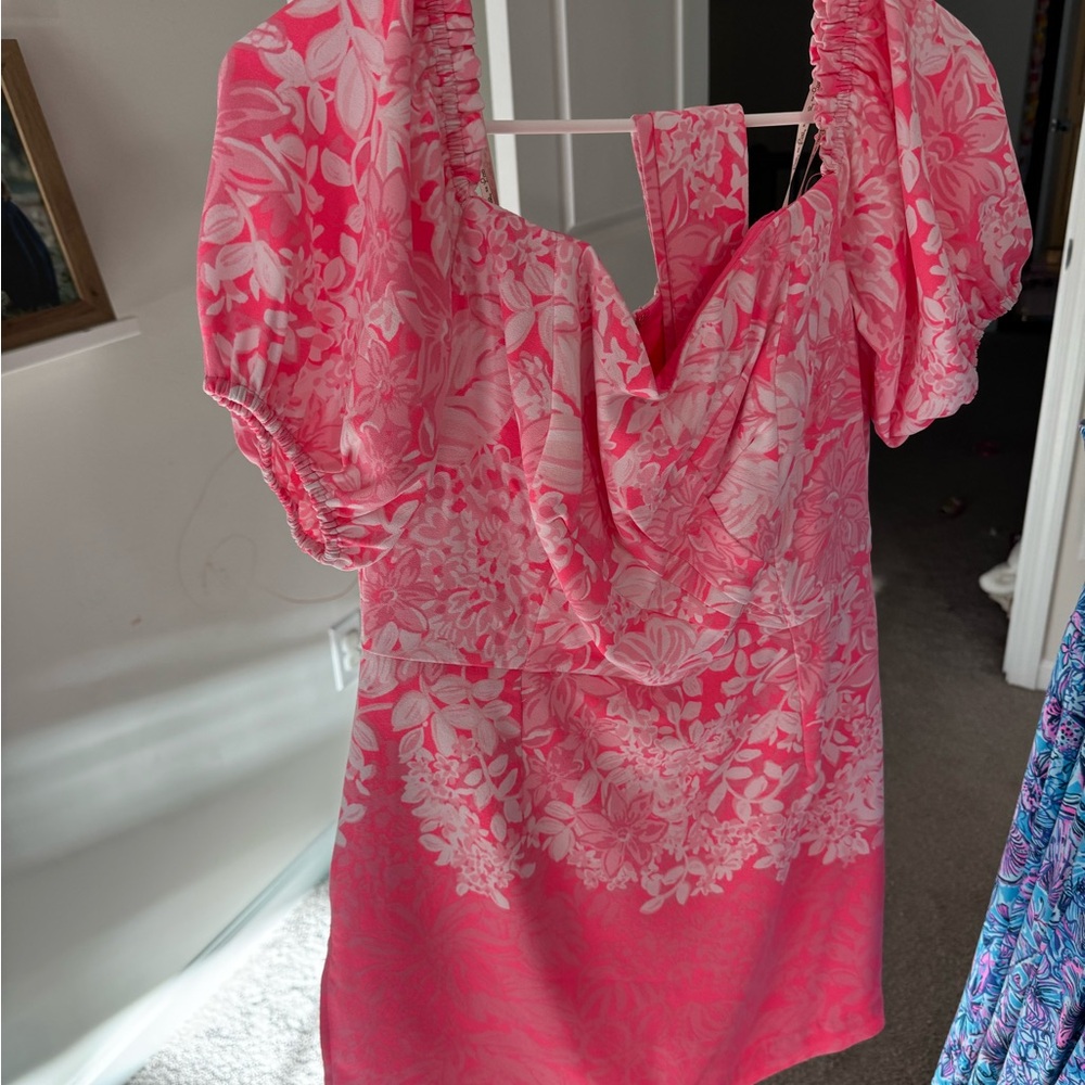 Lilly Pulitzer Pink Floral Romper